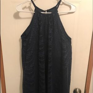 Charlotte Russe Navy Blue Dress